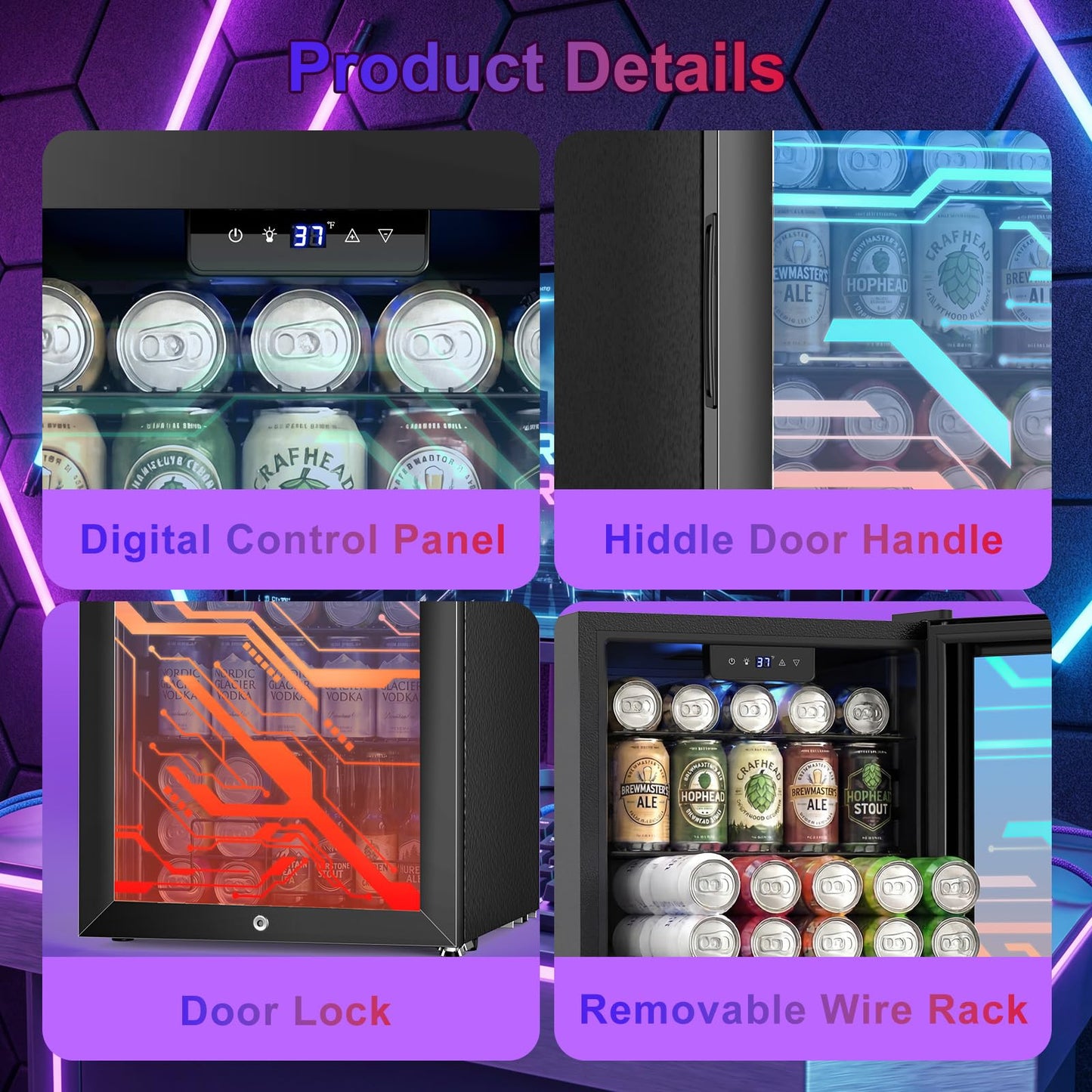 180 Bottles Wine Fridge 24 Inch Dual Zone Wine Cooler Refrigerator Freestanding Wine Refrigerator with Glass Door and Safety Lock, Large Wine Cellar for Home, Office, Kitchen