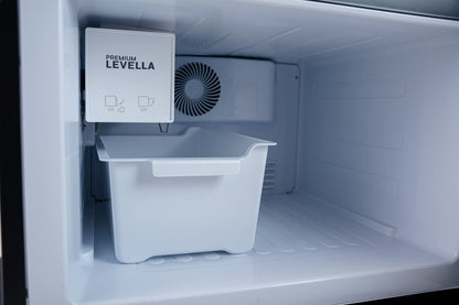 PremiumLevella PRF90DX Glass Door Display Refrigerator Commercial Beverage Cooler Merchandiser With Customizable Lightbox