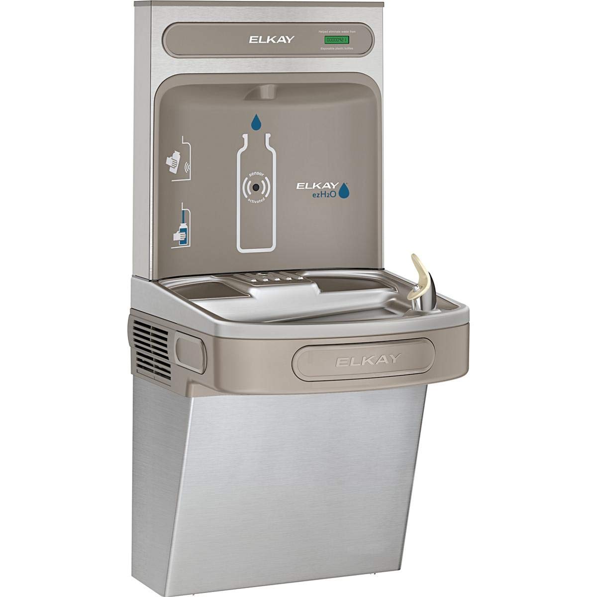 Elkay ezH2O Bottle Filling Station & Single ADA Cooler Filtered Refrigerated
