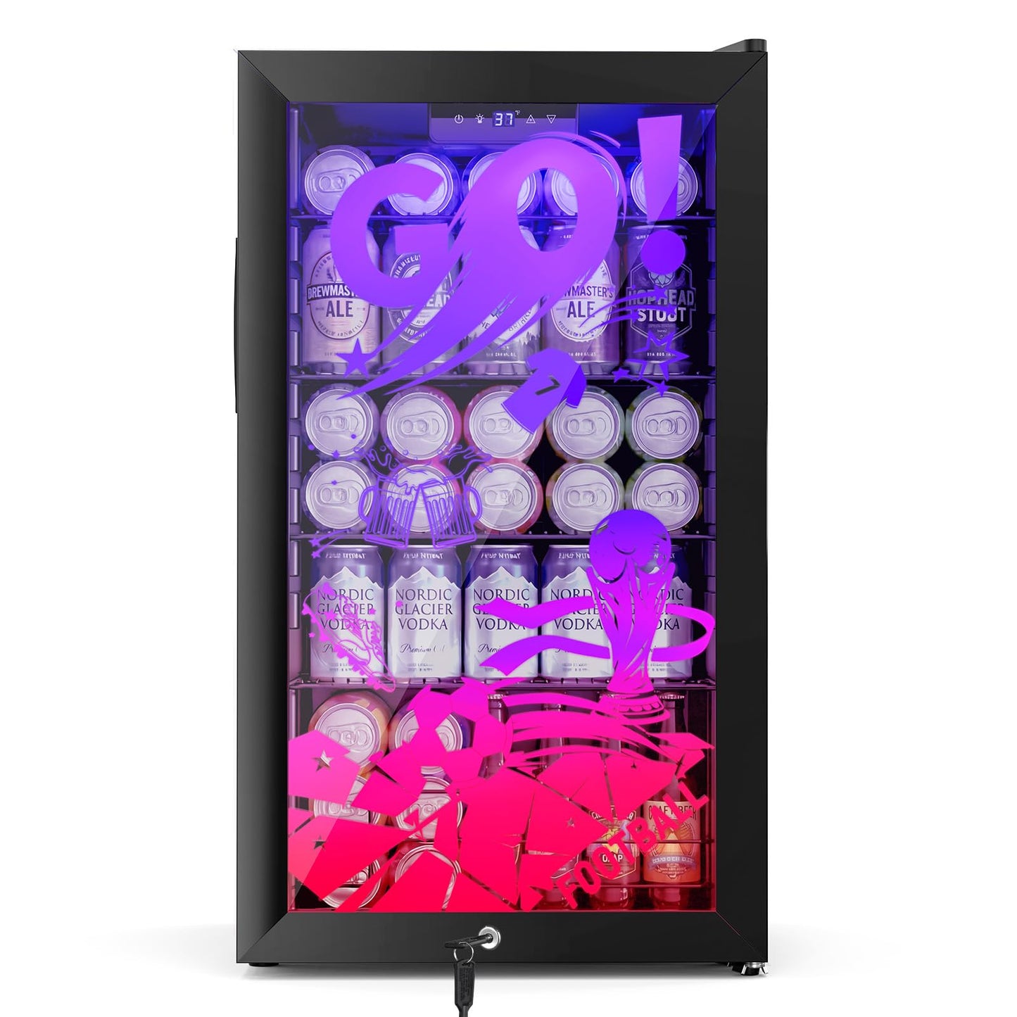 180 Bottles Wine Fridge 24 Inch Dual Zone Wine Cooler Refrigerator Freestanding Wine Refrigerator with Glass Door and Safety Lock, Large Wine Cellar for Home, Office, Kitchen