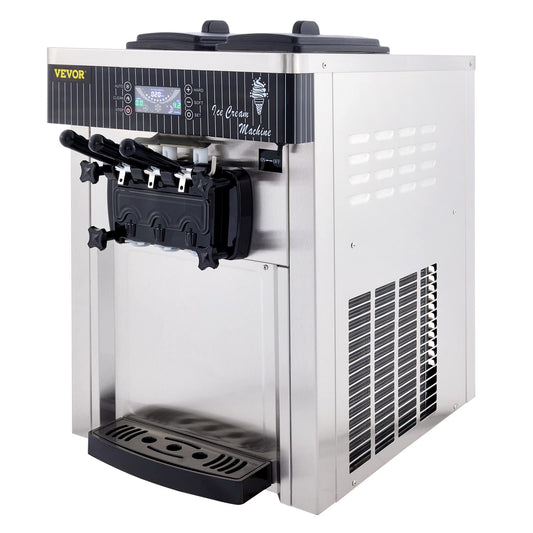 VEVOR Commercial Ice Cream Maker, Frozen Yogurt Maker for Restaurant Snack Bar