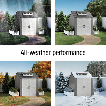 Rubbermaid Resin Outdoor Storage Shed – Weather Resistant