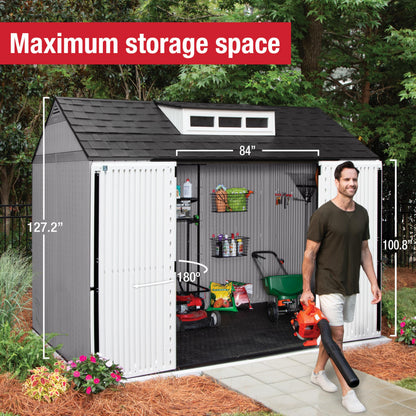 Rubbermaid Resin Outdoor Storage Shed – Weather Resistant