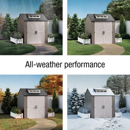Rubbermaid Resin Outdoor Storage Shed – Weather Resistant