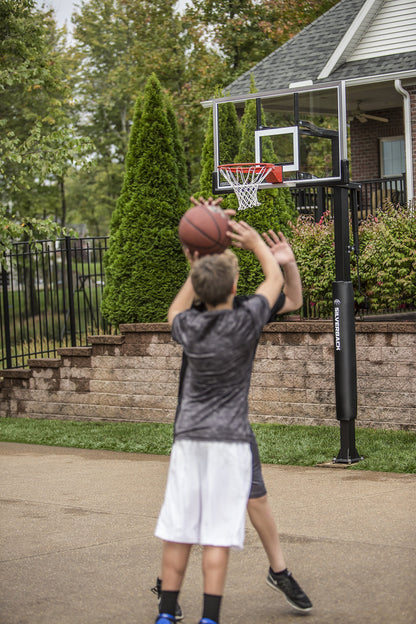 Silverback In-Ground Basketball Hoop – Tempered Glass & Breakaway Rim