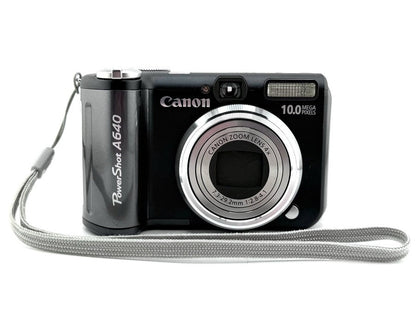Canon PowerShot A640 Digital Camera Gray 10MP 4x Zoom
