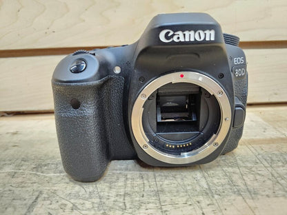 Canon EOS 80D with Canon Zoom Lens 18-55mm & 55-250mm + Accessories
