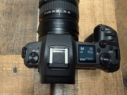 Canon EOS R with 17-40mm EF Lens and Canon EF Adapter - Bag included!